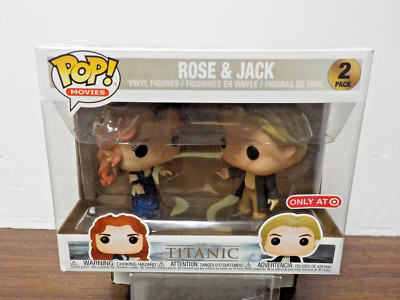 C1220 Funko Movies Titanic ''Rose & Jack (Target)'' Vinyl Figure 2-Pack Set (Dmg)