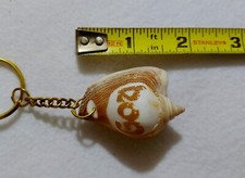 Sea Shell style - Gold tone Key ring - God marked on it as shown