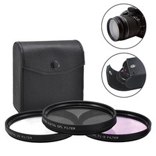 58mm UV CPL FLD High Definition Lens Filter Kit