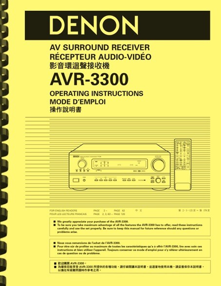 Home Theater Receiver Owner's Manual
