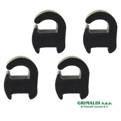 4 GOMMINO PIEDINO PER GRIGLIA PIANO COTTURA REX ELECTROLUX ZANUSSI AEG