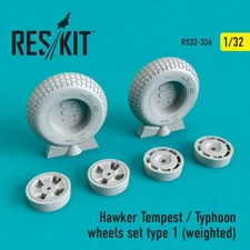 1/32 ResKit RS32-0336 Hawker/Typhoon Type 1 wheels set