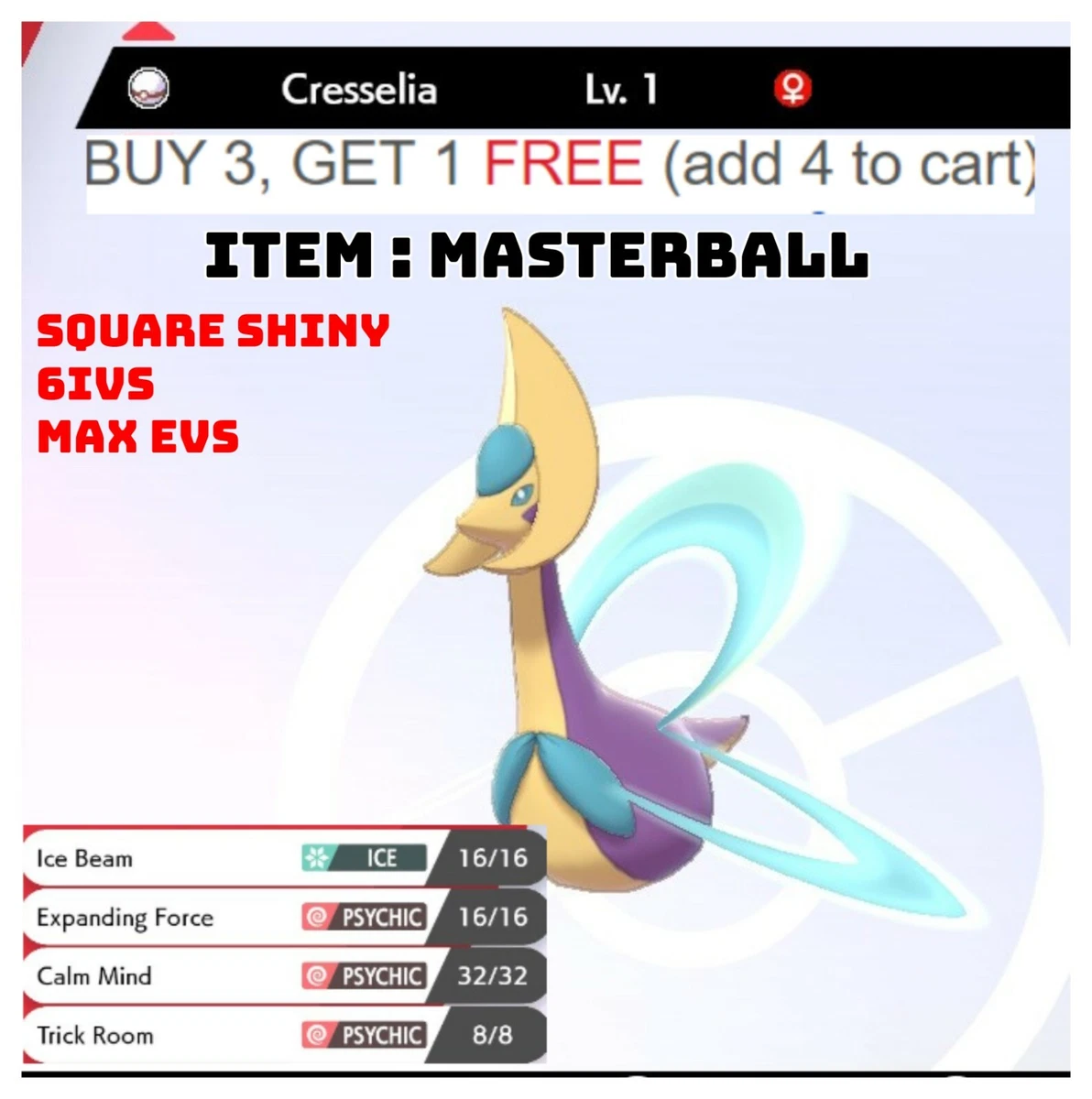✨ SHINY ✨ MEWTWO LEVEL 1 LEGENDARY 6IV Pokemon Brilliant Diamond Shining Pearl