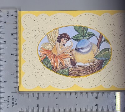 Hand Made Greeting Card, ORNARE - PIERCED BORDER