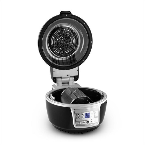 HOT: INFRAROT HALOGEN HEIßLUFT BACK OFEN FRITEUSE GARGERÄT KOCHTOPF GRAU-SCHWARZ - Bild 2 von 11