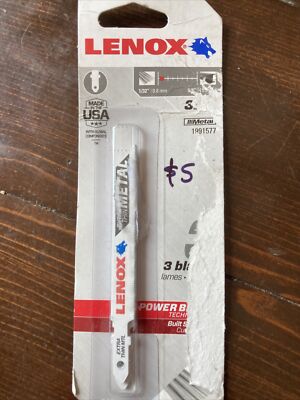 Lenox 32TPI B332T3 Extra  Thin Metal 3 Blades