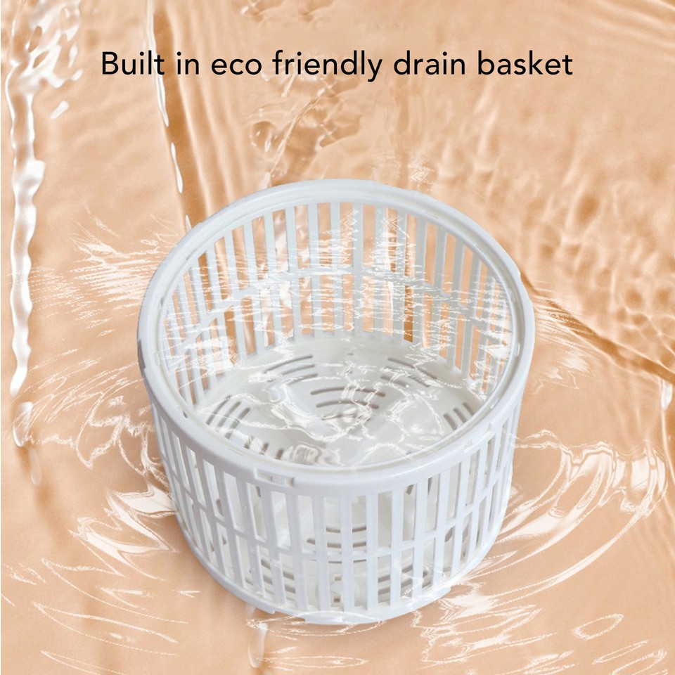 Portable Mini Washing Machine Fast Draining 4.5L Centrifugal 100240V