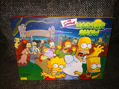 The Simpsons Horror Show Dino Entertainment Board Game Rare