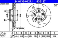 Bremsscheibe Porsche P. Panamera 3.0-4.8 09-13 PR