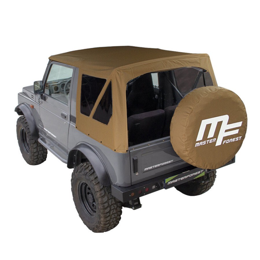 Bâche Suzuki Santana Samurai marron vitres teintées pour vos sorties 4X4
