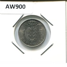 1 FRANC 1976 FRENCH Text BELGIUM Coin #AW900C