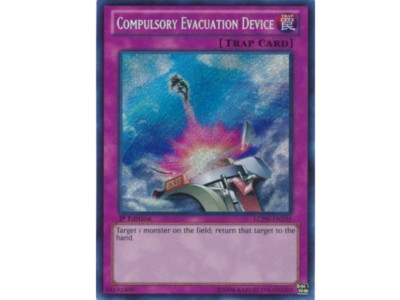 Yu-Gi-Oh Compulsory Evacuation Device - LCJW-EN295 - Secret Rare | eBay