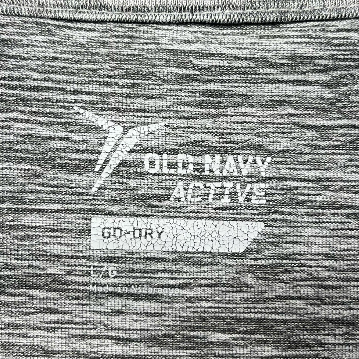 Old Navy Active Sweatshirt Men L Gray Heathered 1/4 Zip Mock