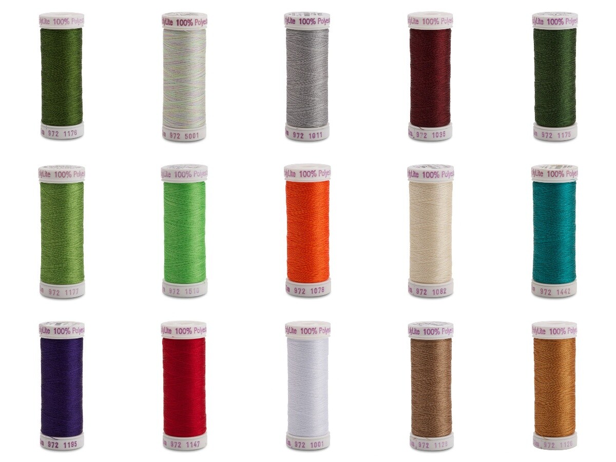 GUTERMANN SULKY POLYLITE 100 POLYESTER 60 WT EMBROIDERY SEWING THREAD 440 Yds eBay