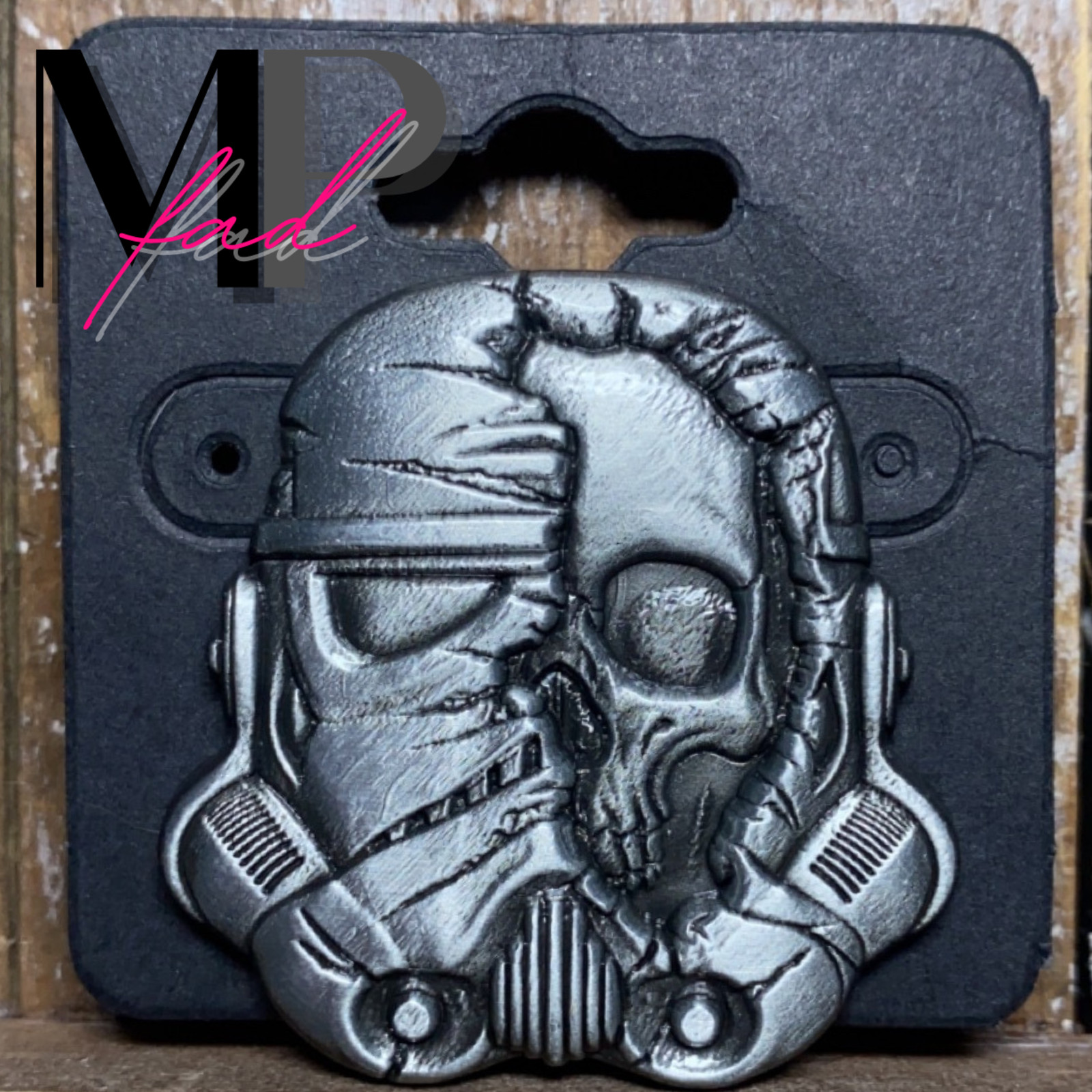 Star Wars Pins Collectible Metal Hard Enamel Silver Plated STORMTROOPER SKULL