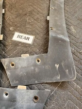 #A353 1985 Honda Fourtrax TRX 250 Rear Mud Flaps Shields Fender Flares