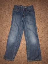 GYMBOREE Boys Denim Jeans Size 8 Boot Cut school weekend winter camp
