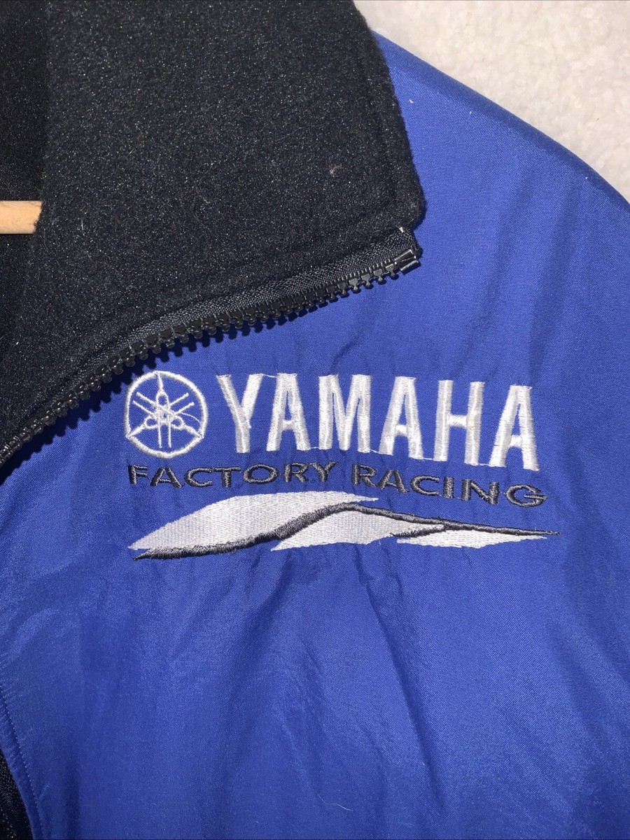 YAMAHA MOTOR SPORTS Racing Riders Jacket (big)Small Fleece Lining
