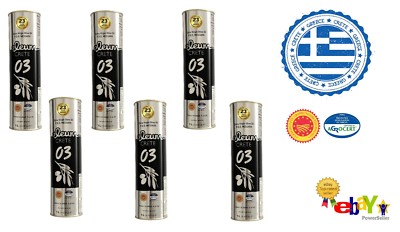 OLEUM   6x1L   Extra Virgin Olivenöl aus Kreta / unter 0,3%   Fettsäureanteil   