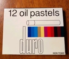 Duro 12 Oil Pastels Non Toxic