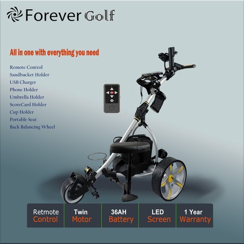 All In One Remote Control golf buggy Electric Golf Trolley with all