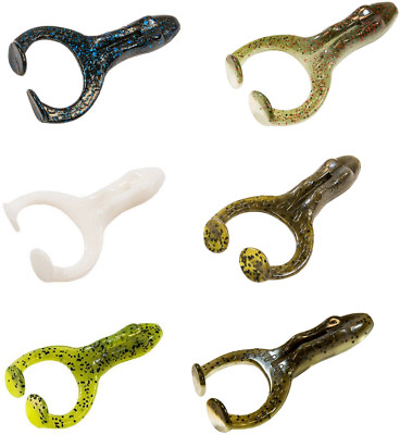 Z-Man Finesse FrogZ 2.75 in ElaZtech Soft Plastic Zman Frogs Bass, Redfish Bait