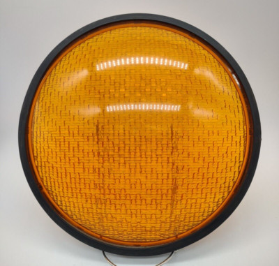 Kopp 12'' Yellow Wide Angle Traffic Light Lens USA Made