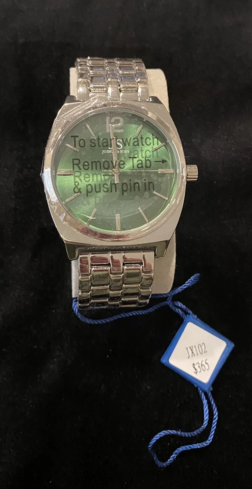 Joshua and Sons Reloj Hombre Verde NUEVO JX102GN Foto 4 de 4