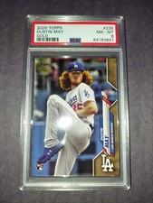 2020 Topps Dustin May Gold PSA 8 (0475/2020)