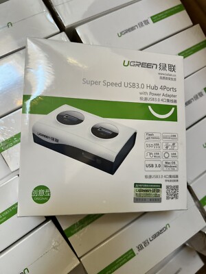 UGREEN Super Speed USB 3.0 Hub 4Ports With Power Adapter