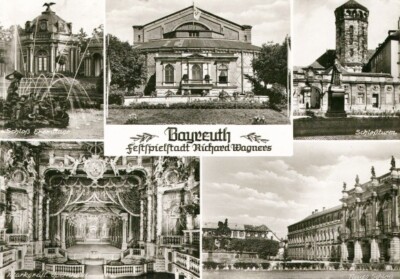AK290 - Ansichtskarte: Bayreuth - Festspielstadt Richard Wagners -