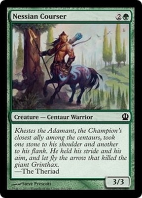 MTG Magic THS - (4x) Nessian Courser/Coursier nessian, Englisch/VO