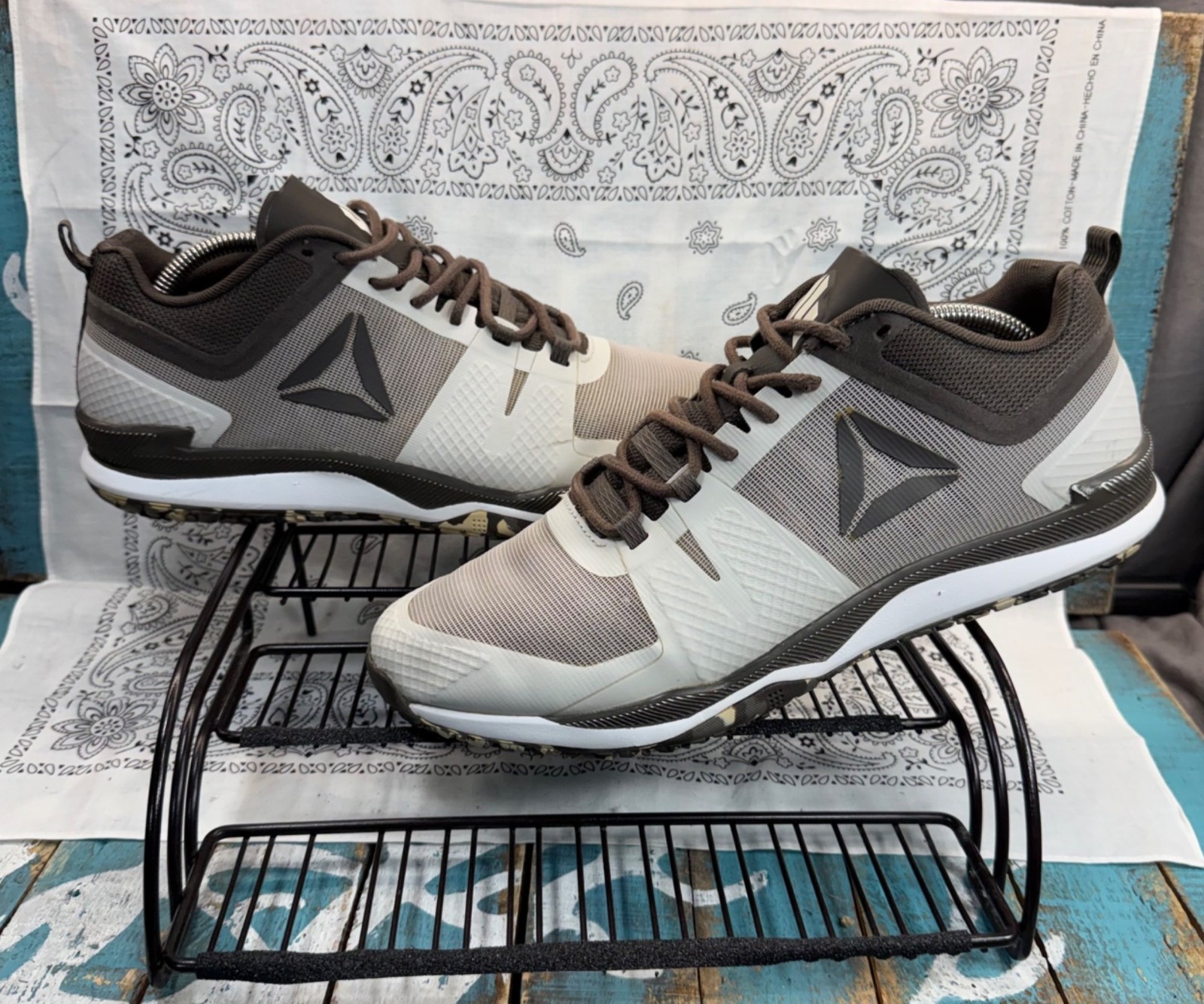 RARE Reebok JJWatt 1 X Boot Campaign Military Edition Men Trainers Shoes Sz 11.5