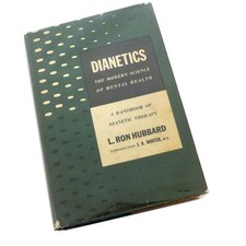 DIANETICS-The Modern Science of Mental Health L Ron Hubbard 1950 Edition book