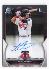 2023 Bowman Chrome Prospect Autographs #CPA-JORT Jorel Ortega Twins SP RC