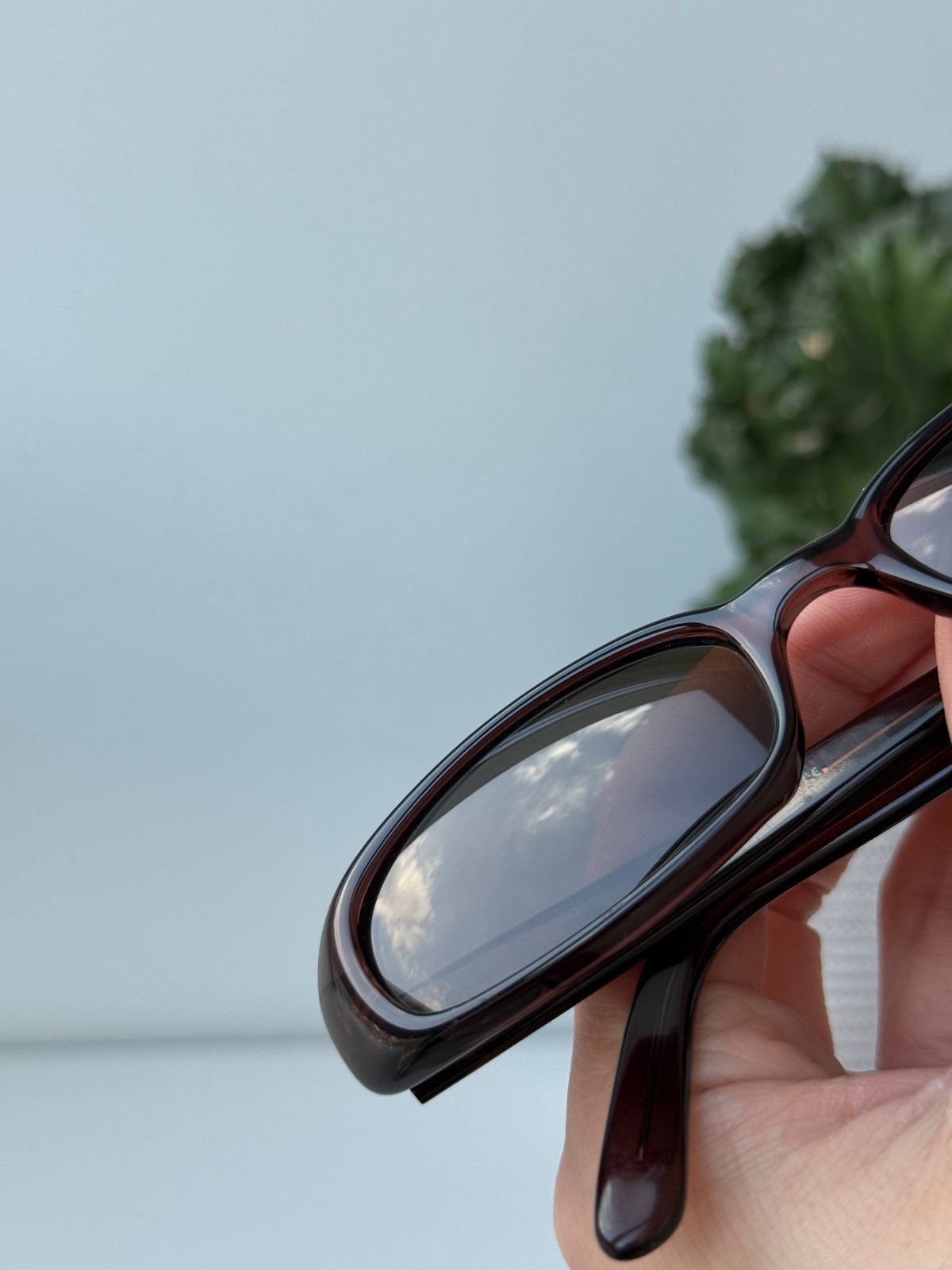 Gucci Sunglasses Brown Acetate Rectangular 51-18 … - image 9