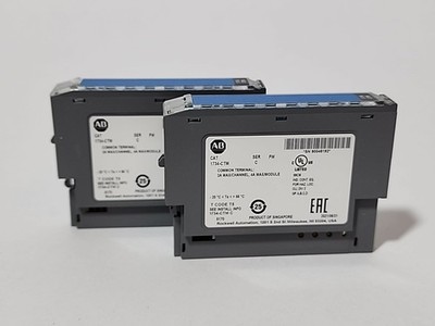 (Lot Of 2) Allen-Bradley 1734-CTM Series C Common Terminal Module