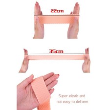 Lightweight Silicone Hairband with Antislip Technology for Performance