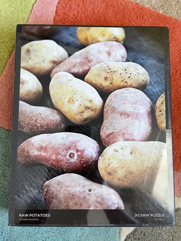 SEALED BOX Jigsaw Puzzle “Raw Potatoes” By Elena Elisseeva 1000 Pcs