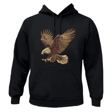 American Eagle Graphic T-Shirt / Hoodie, Unisex Men Hooded Sweatshirt
