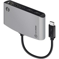 Image of Alogic Thunderbolt 3 Docking Station for Notebook Space Gray 2 Displays Supporte