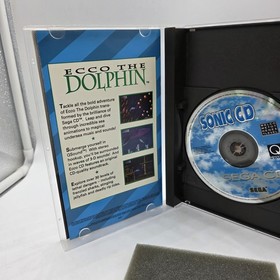 Sonic CD (Sega CD, 1993) Complete CIB w/Reg Card & Manual & Foam Block