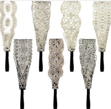 7 Pieces Lace Headbands Women Girls Stretch Headband Halloween Elegant Wide