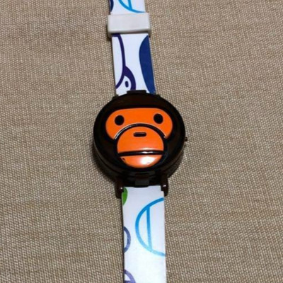 A Bathing Ape BAPE KIDS Baby Milo Uhr 2009 Frühling RAR Gebraucht aus Japan