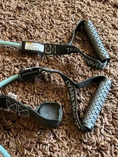 GO FIT Power Tube Blue Heavy Resistance Band for Strength/Muscle Training