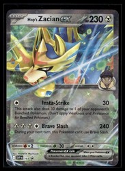 Hop's Zacian ex SVP193 Scarlet & Violet Promo Double Rare Holo