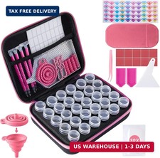 30 Slots Diamond Art Storage Containers for Adults Portable Bead Storag