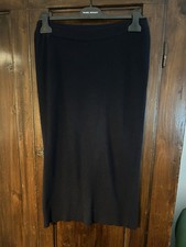 Zara Gonna Size M Colore Blu Scuro In Maglia ed Elasticizzata