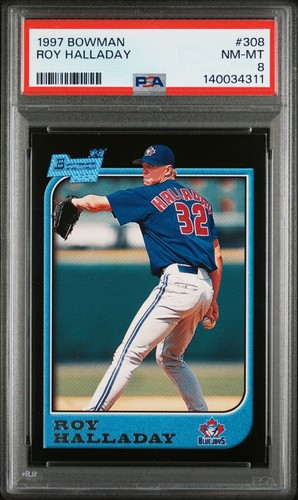 Roy Halladay #308 1997 Bowman card
