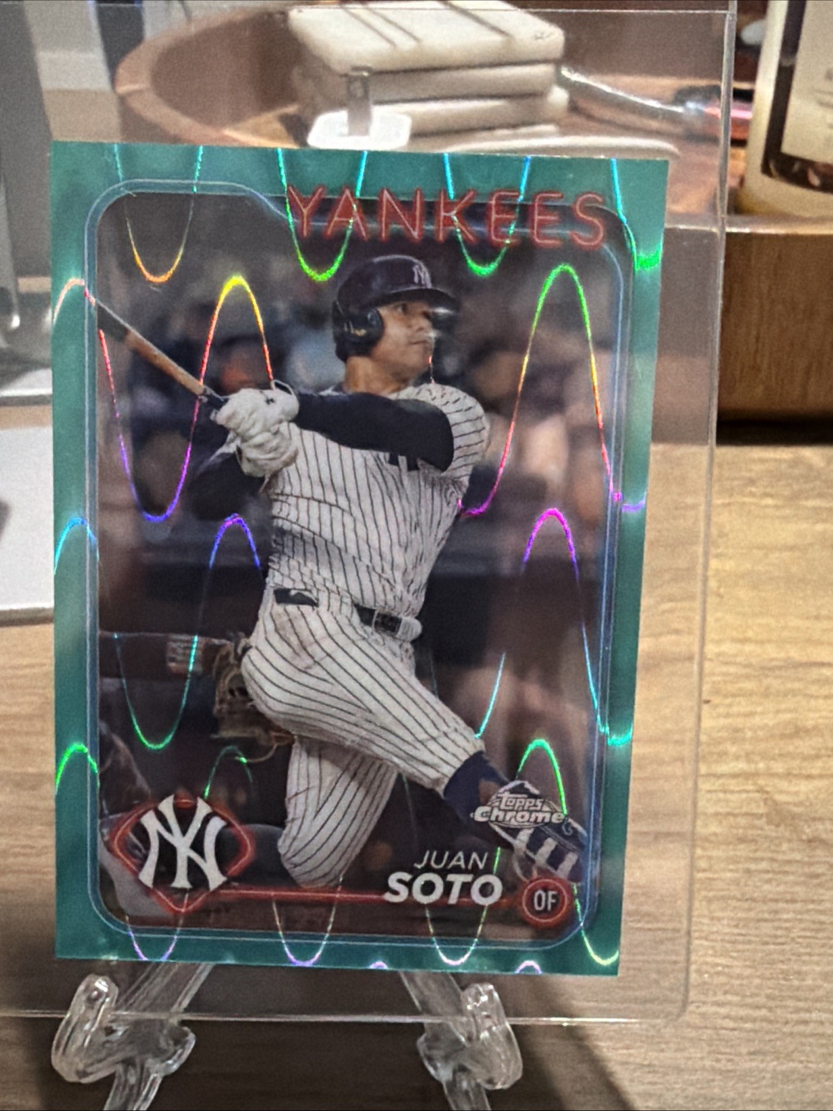 2024 Topps Chrome - Juan Soto #150 Aqua Lava Refractor /199
